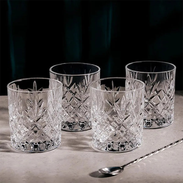 Premium Crystal Whiskey Glasses Set