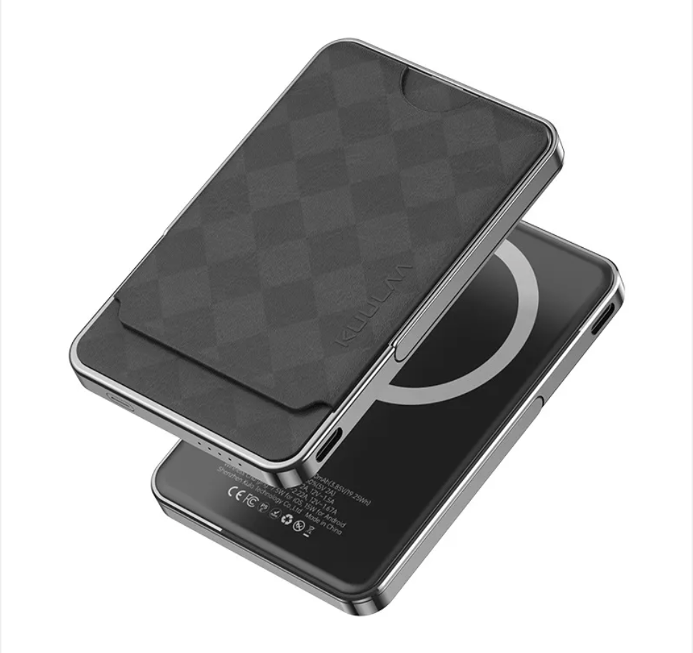 Magnetic Power Bank & Card Holder