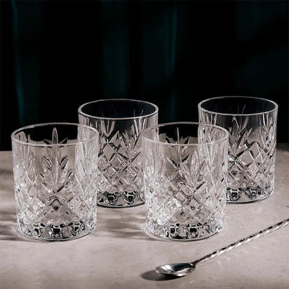 Premium Crystal Whiskey Glasses Set