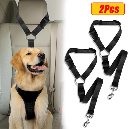 Adjustable Dog Car Seatbelt - Pet Safety Belt