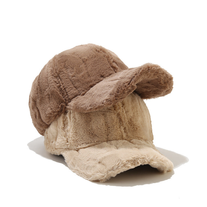 Plush Winter Baseball Caps for Men and Women