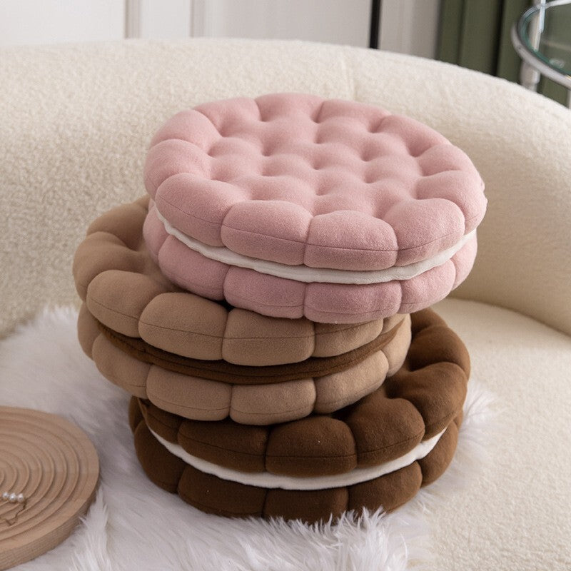 Classic Biscuit Seat Cushion - Decorative Chair Pad